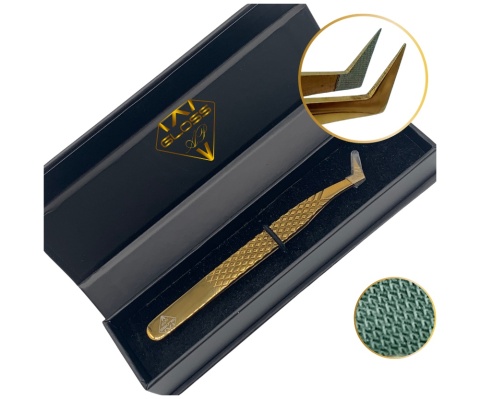 Pęseta do rzęs Gold Swan