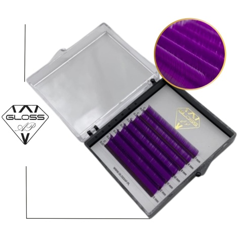 Rzęsy kolorowe Violet GLOSS