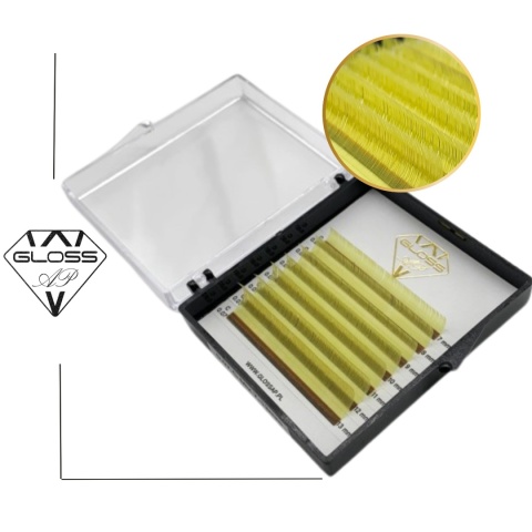 Rzęsy kolorowe Yellow GLOSS
