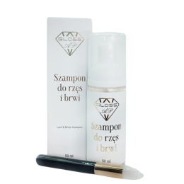 Szampon do rzęs i brwi 50 ml + pędzel