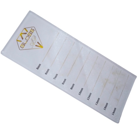 Szklany Lash Holder GLOSS – Profesjonalna podstawka do rzęs