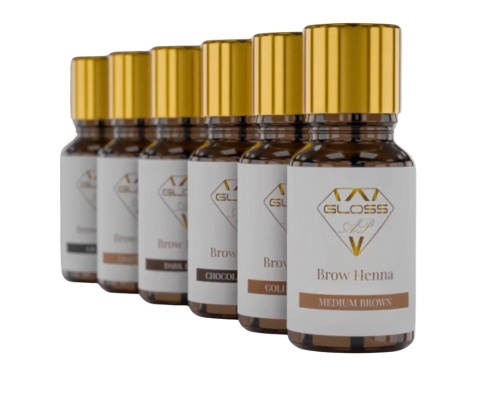 Zestaw Henna pudrowa 6 kolorów